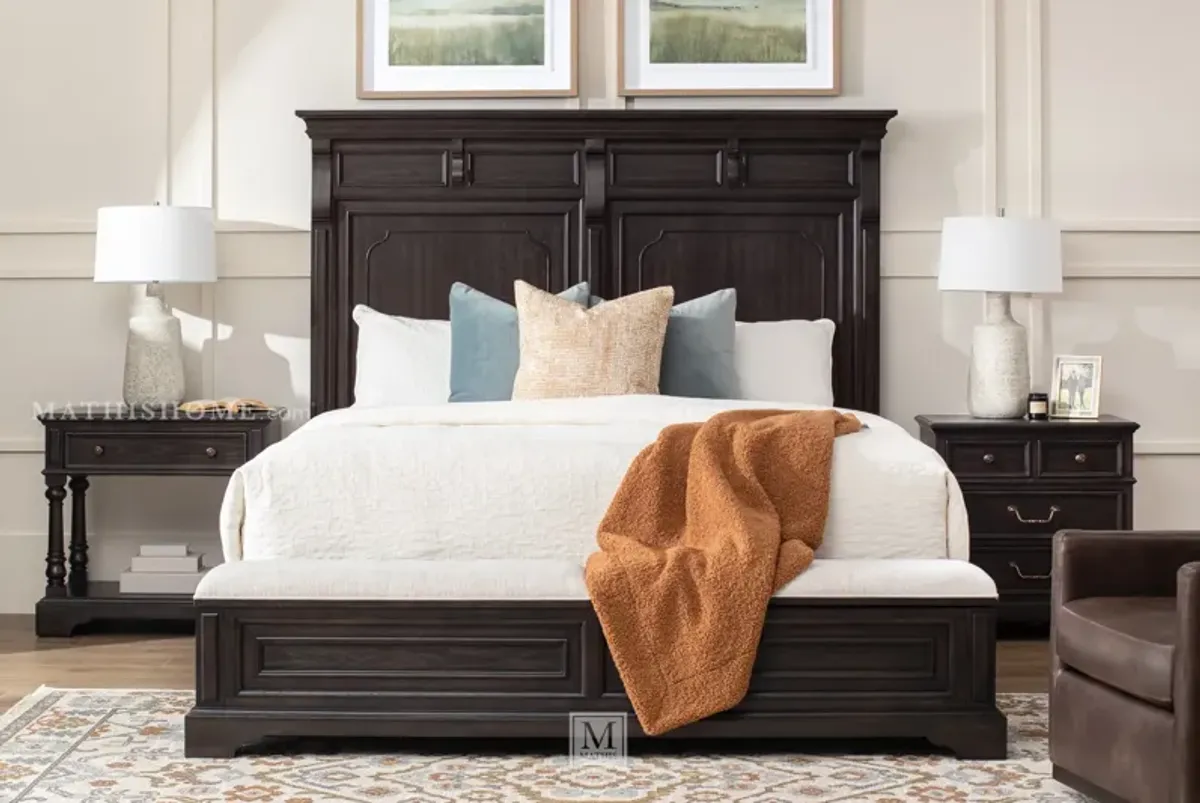 Hickory Creek King Panel Bed