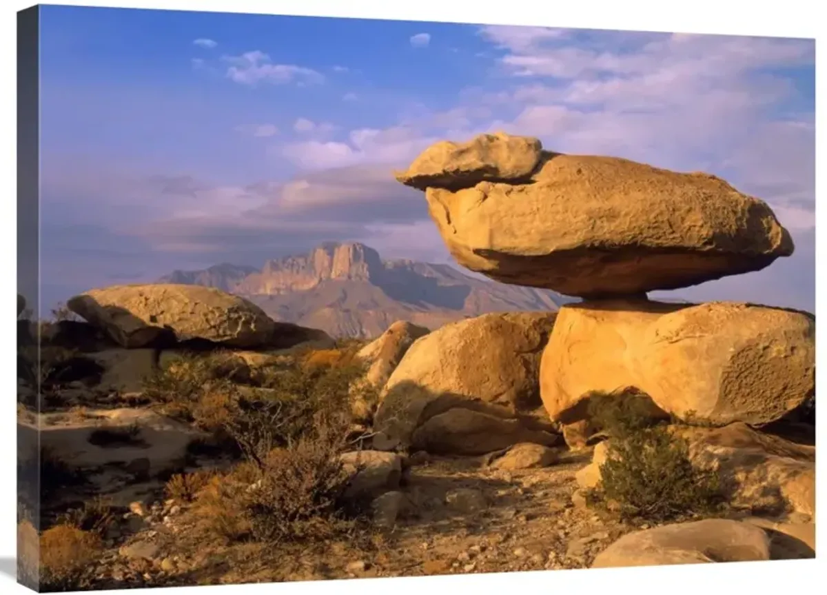 Balanced rocks, Guadalupe Mountain National Park, Texas-Canvas Art-32x24