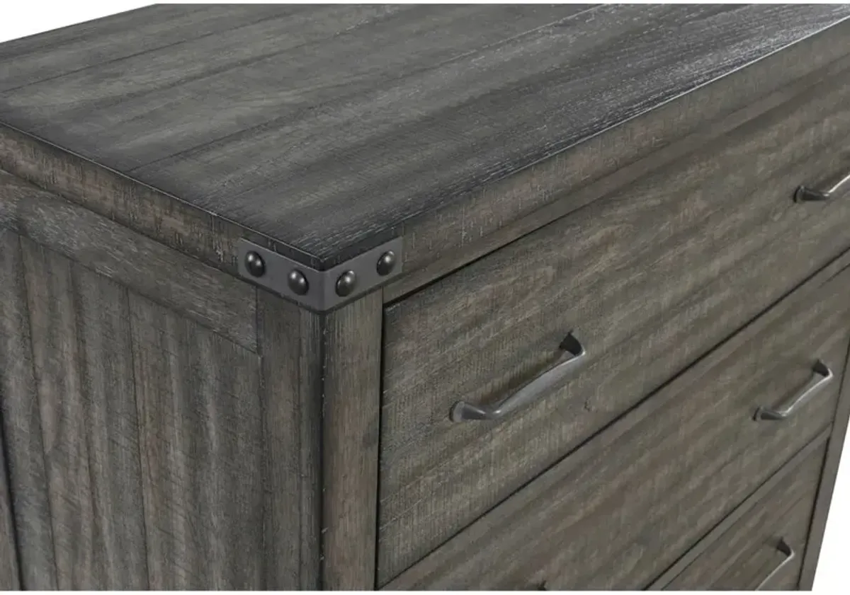 New Classic Furniture Galleon Chest-Gray