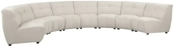 Coaster Co. of America Charlotte 8-piece Upholstered Modular Sectional Sofa Ivory