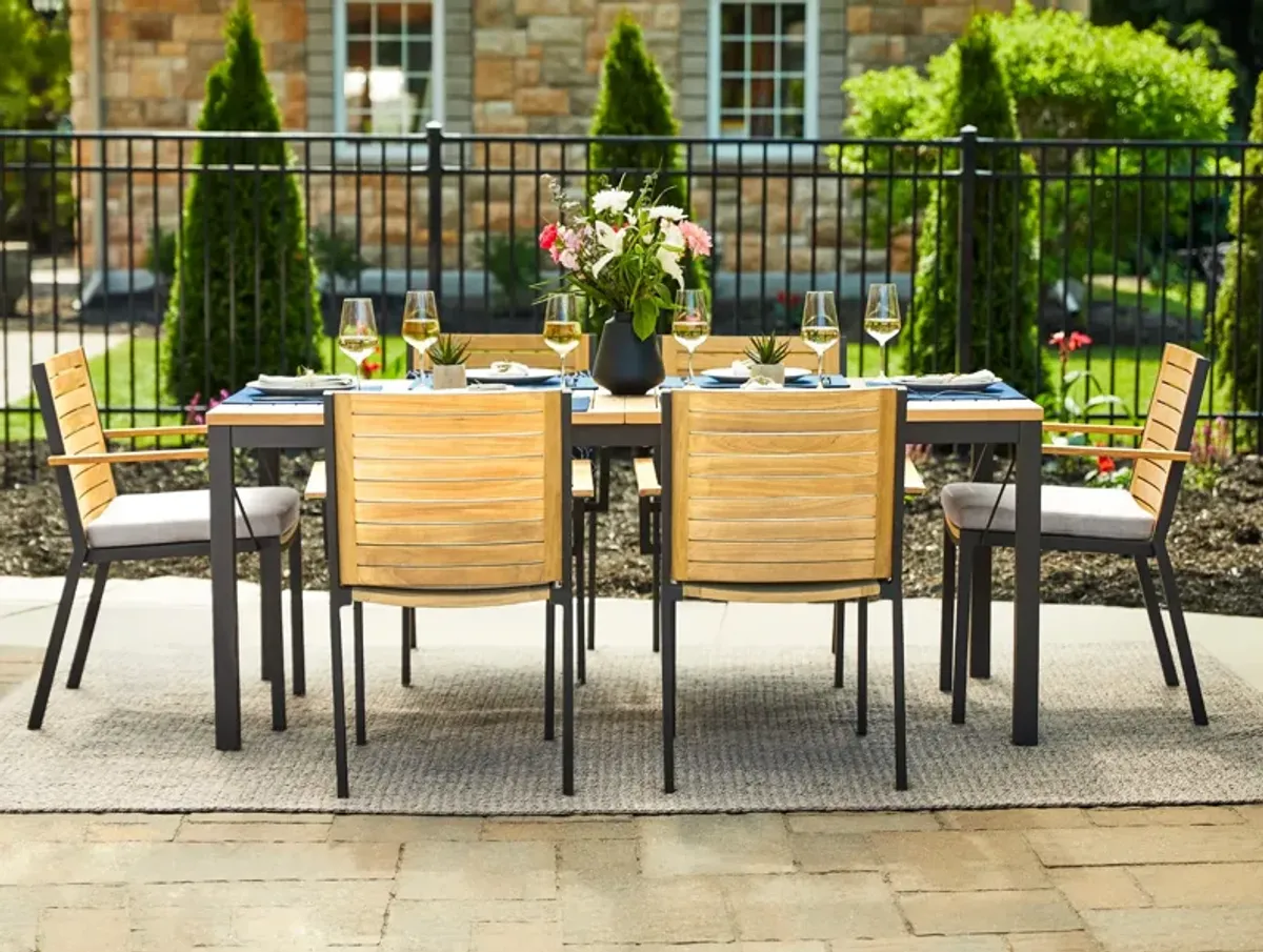 Monterey 7 Piece Patio Dining Set with 96 in. Table