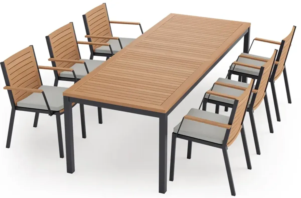 Monterey 7 Piece Patio Dining Set with 96 in. Table