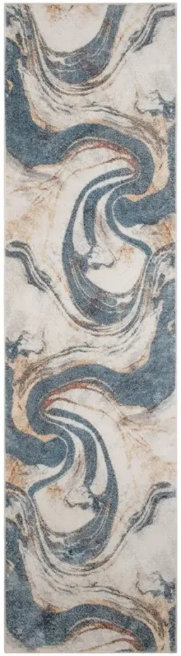 Ivory/Blue color