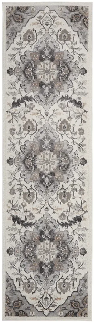 Elation ETN09 Ivory/Gray 2' x 3' Rug
