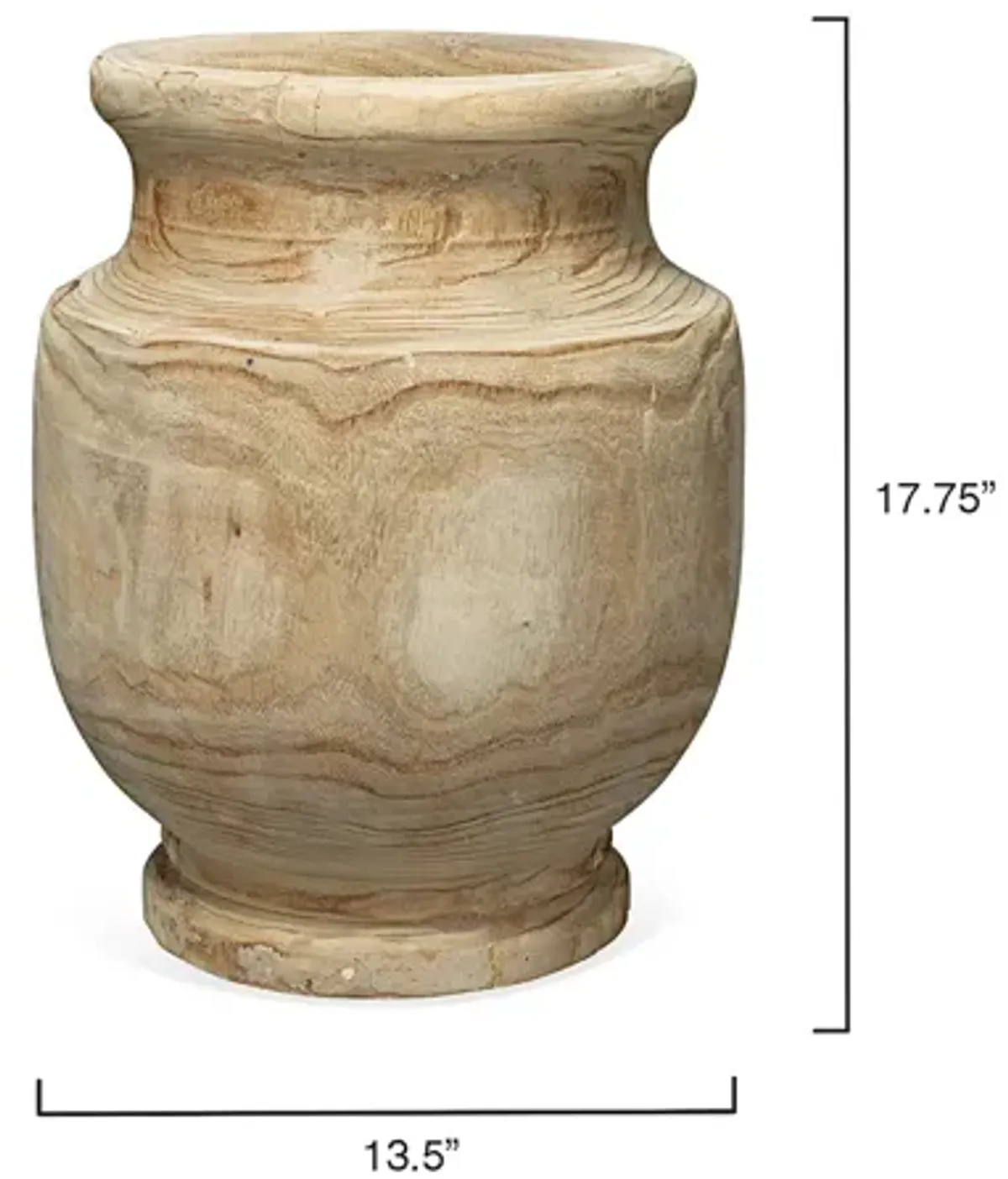 Laguna Wooden Vase