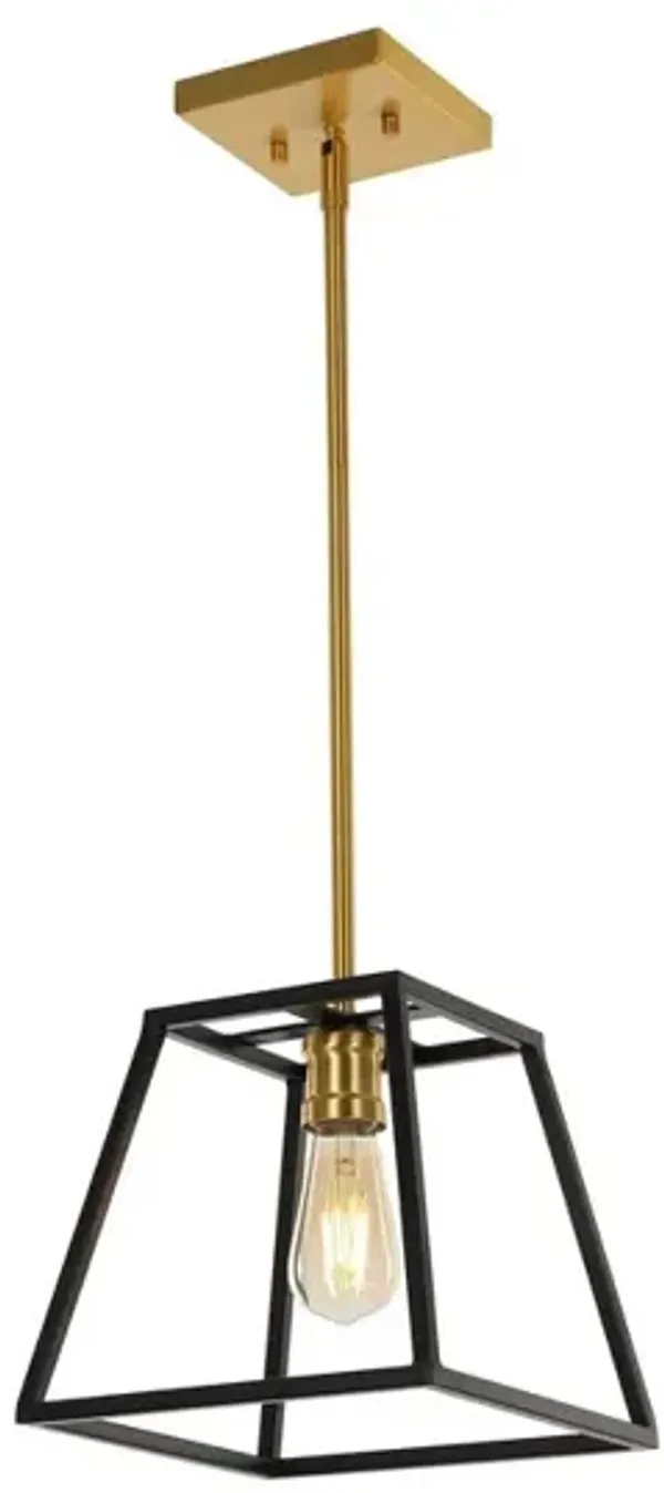 Girard 1-Light Farmhouse Industrial Iron LED Pendant