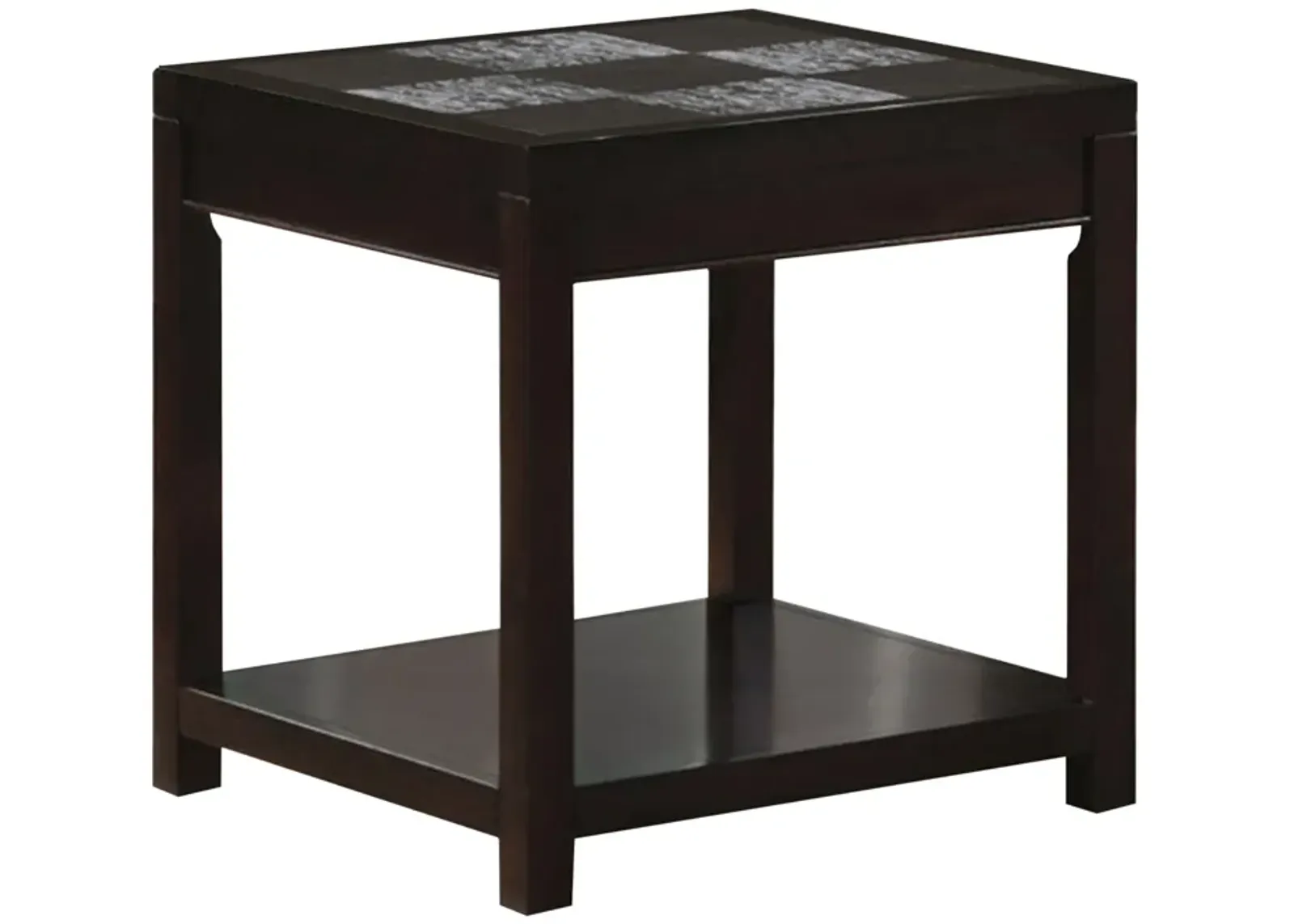 Monarch Specialties I 7801E Accent Table, Side, End, Nightstand, Lamp, Living Room, Bedroom, Laminate, Brown, Transitional