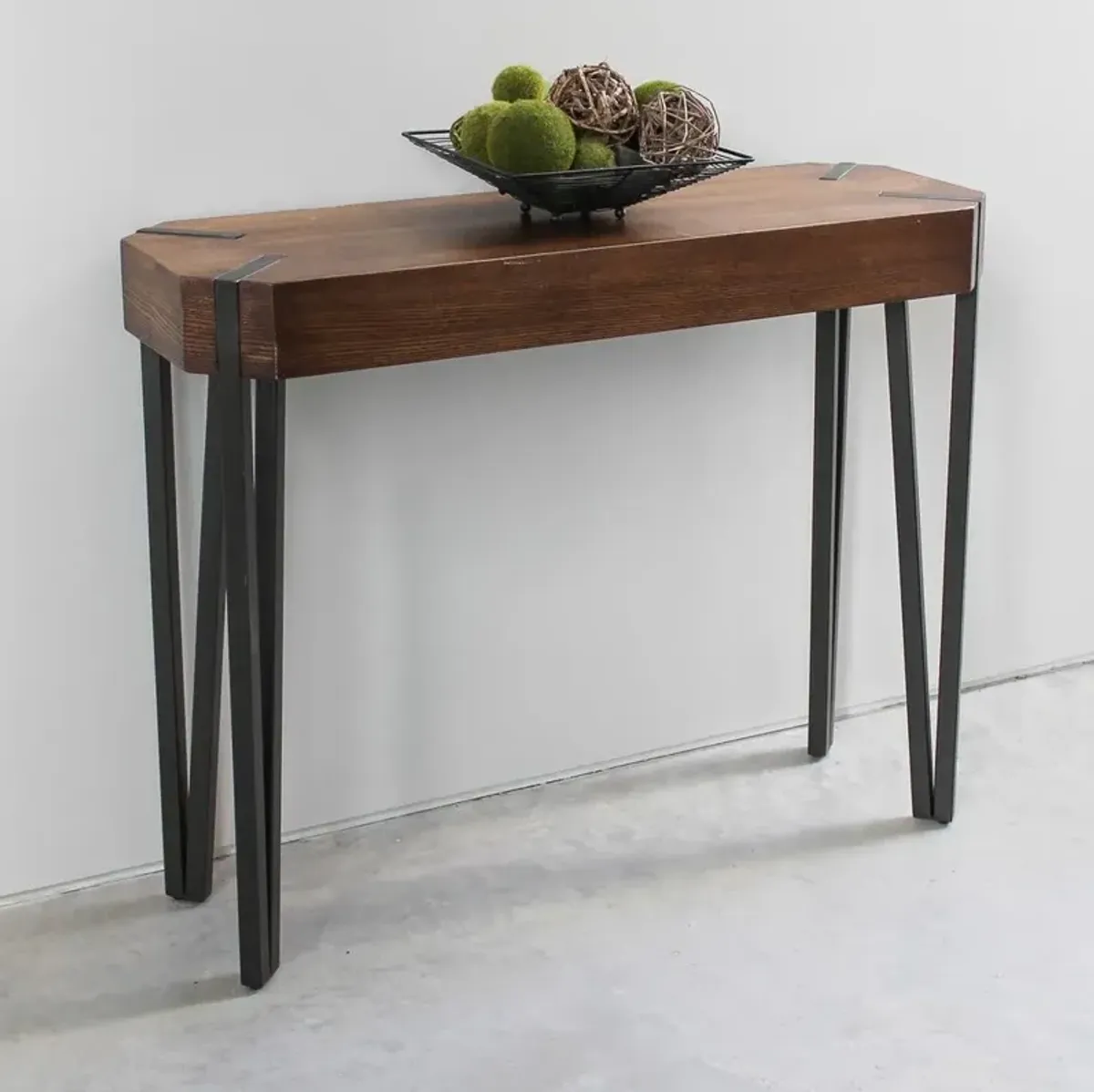 Hamburg Contemporary Contemporary MDF/Metal Console Table