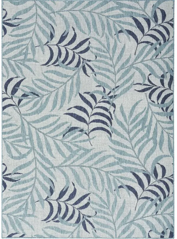 Garden Oasis GOA01 Blue 4' x 6' Rug
