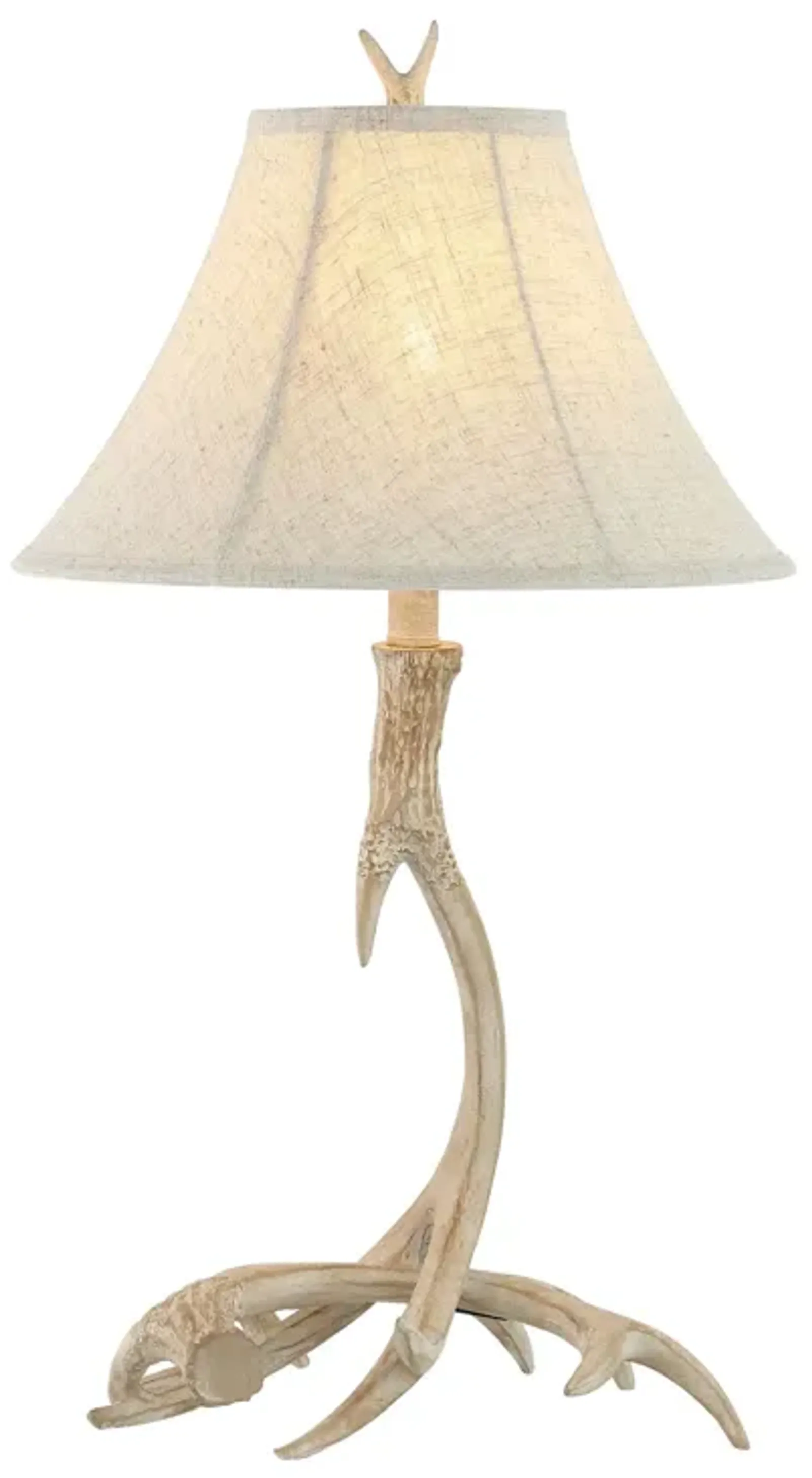 Antler Rustic Resin LED Table Lamp