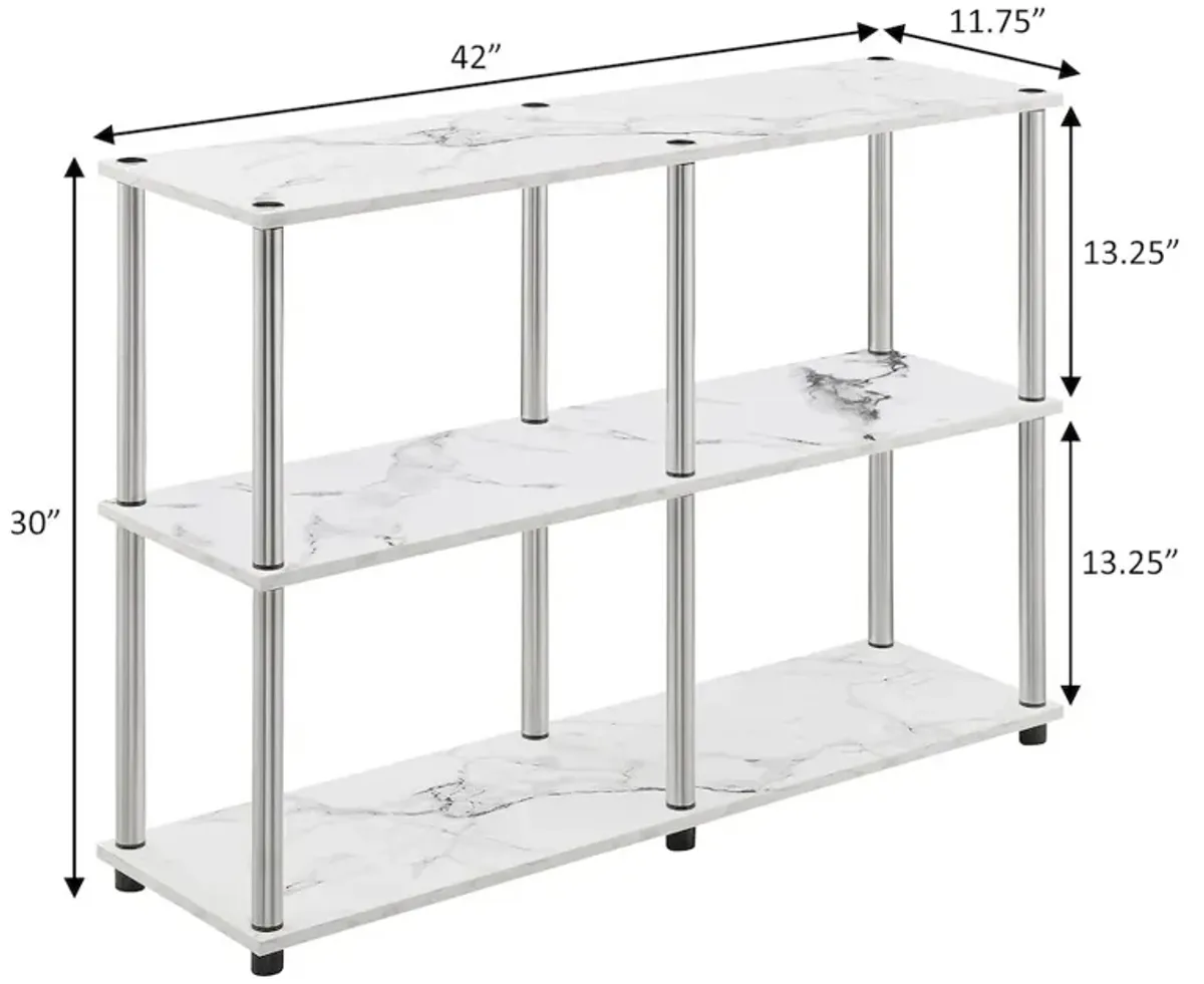 Convenience Concepts Designs2Go No Tools Console Table with Shelves