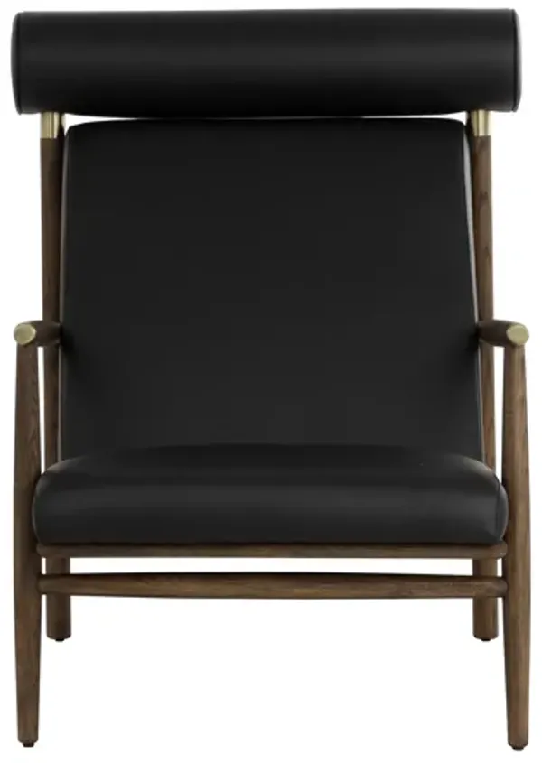 Biko Black Lounge Chair