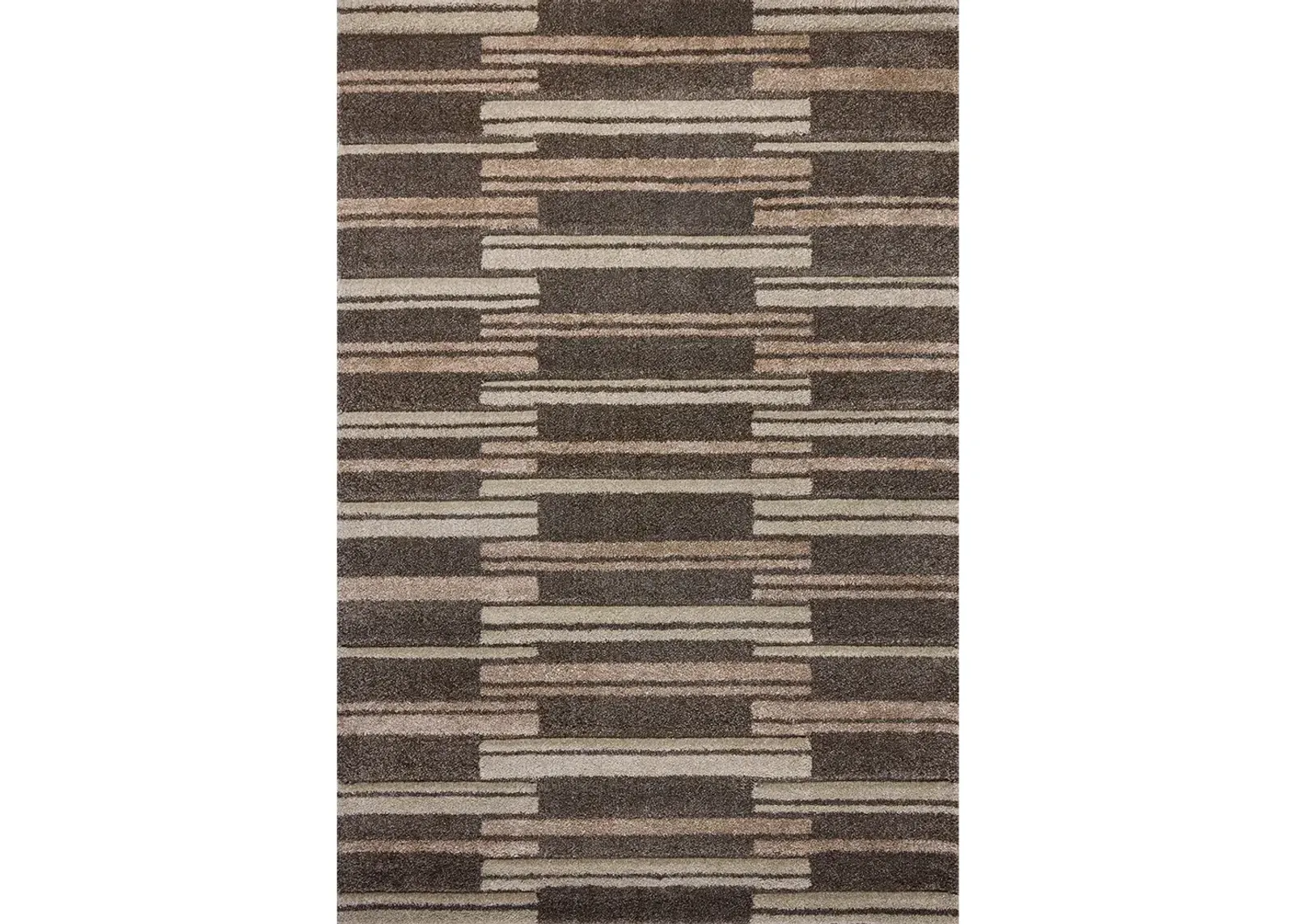 Silas SLA-08 Mocha / Champagne 2''7" x 4' Rug by