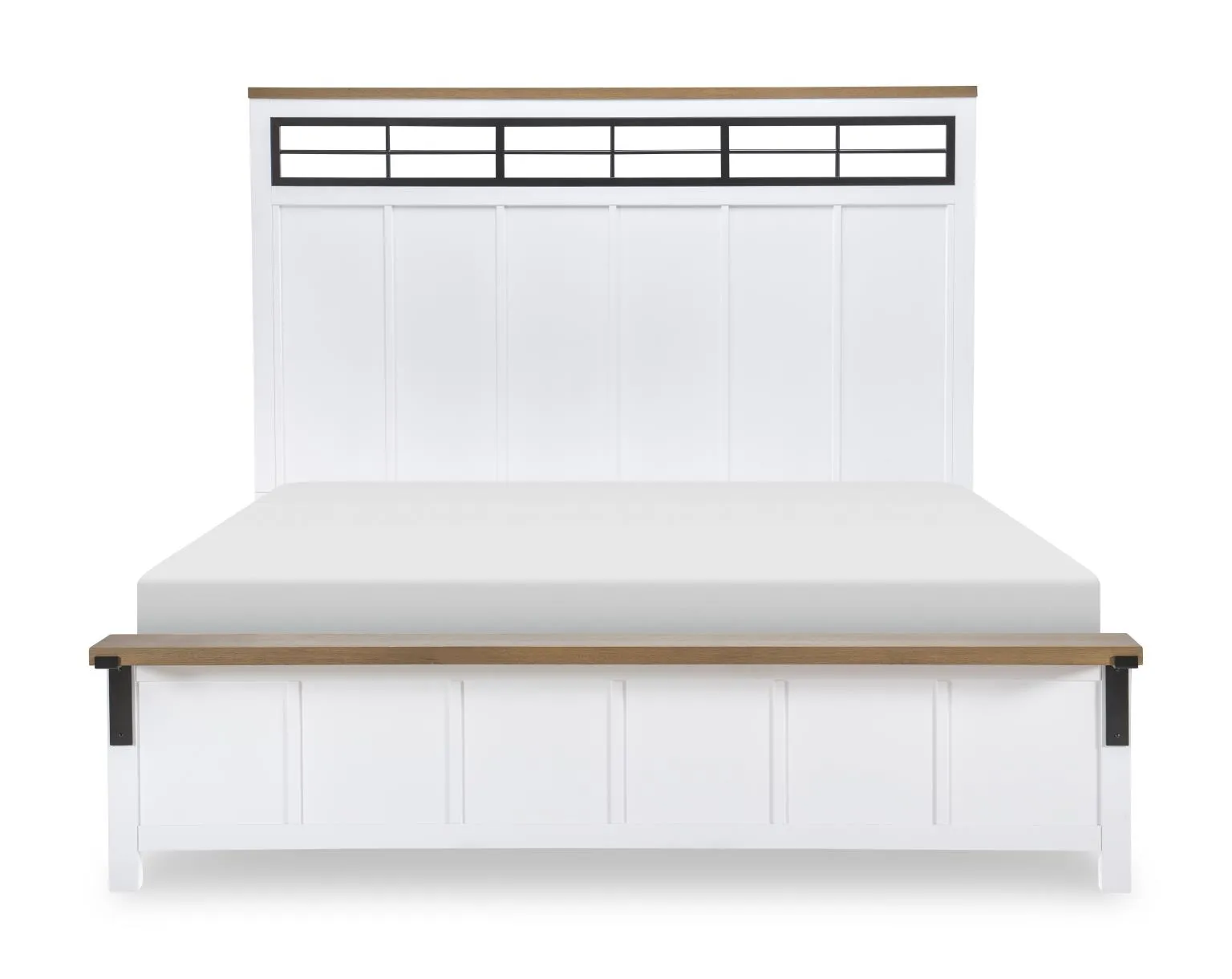 Franklin Two Tone Cal King Panel Bed