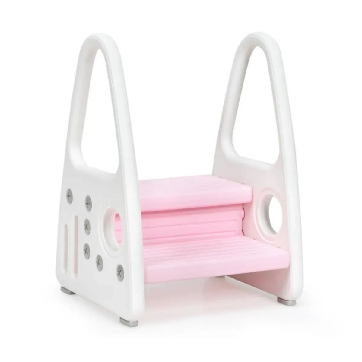 Hivvago Kids Step Stool Learning Helper with Armrest for Kitchen Toilet Potty Training