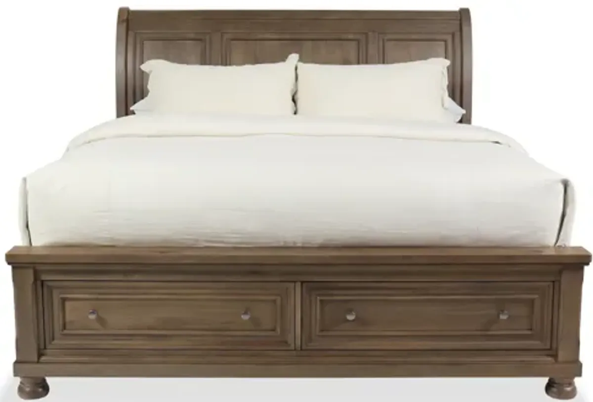 Ashley|Vandenmore|Vandenmore Kg Sleigh Storagebd|King Storage Bed