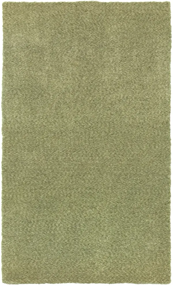 Heavenly 6'6" x 9'6" Green Rug