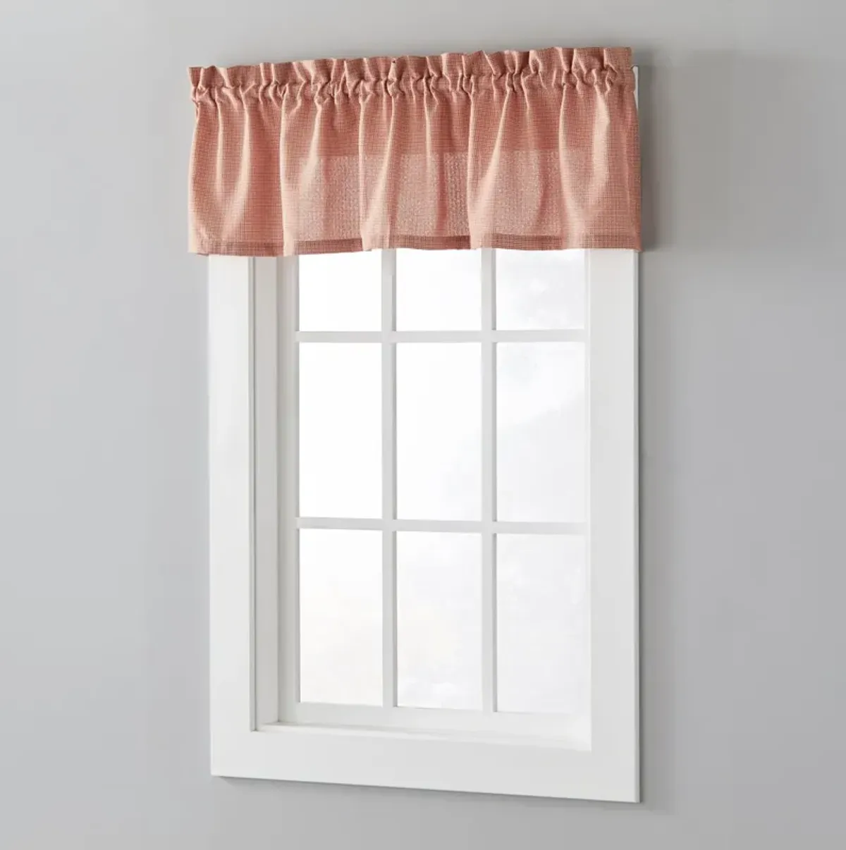 Saturday Knight Ltd Nelson Versatile Tailored Window Valance - 58x13", Rust