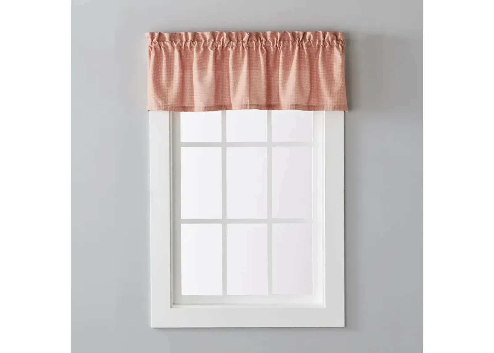 Saturday Knight Ltd Nelson Versatile Tailored Window Valance - 58x13", Rust