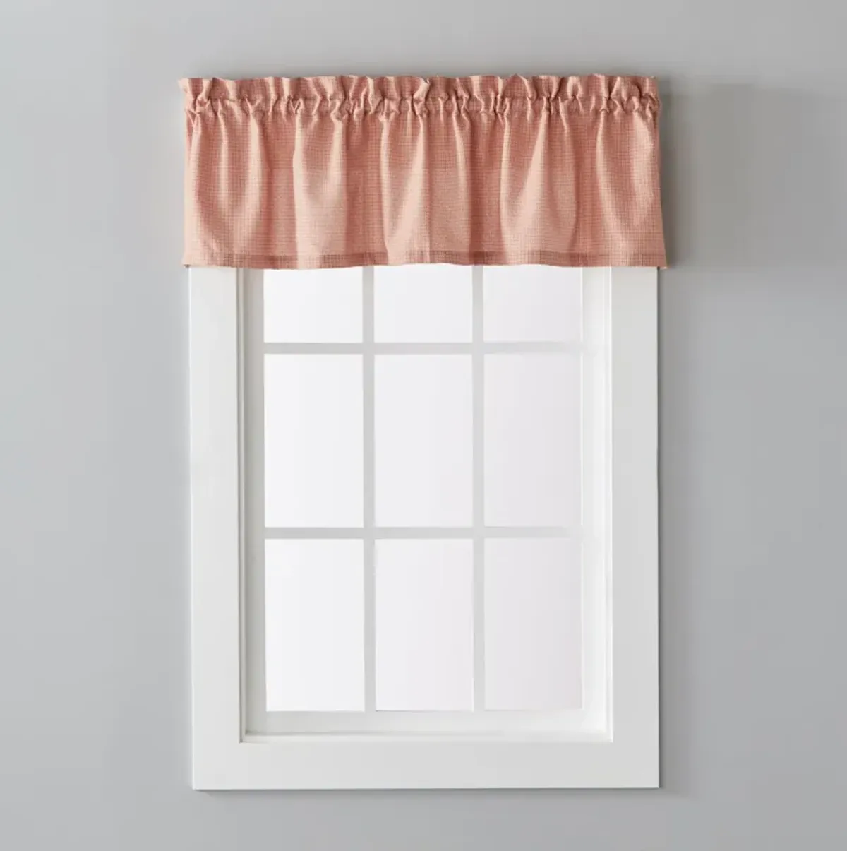 Saturday Knight Ltd Nelson Versatile Tailored Window Valance - 58x13", Rust