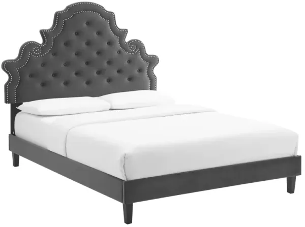 Modway - Gwyneth Tufted Performance Velvet King Platform Bed