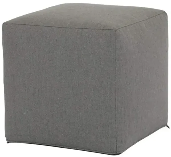 18"Pouf Cube in Heritage Granite
