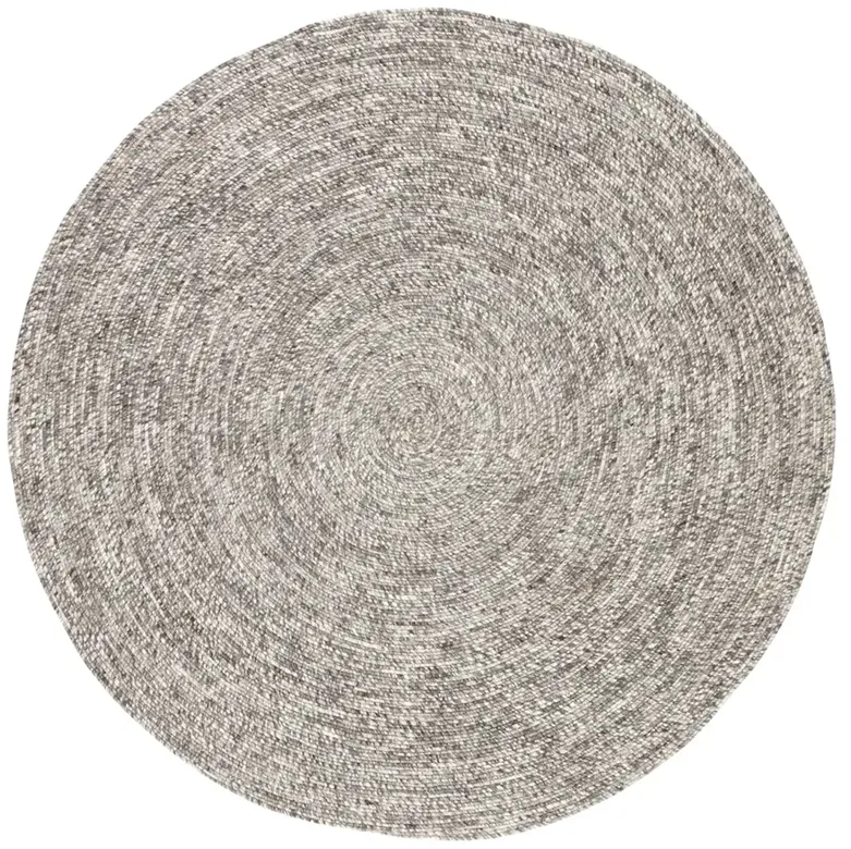 Idriss Tenby Gray 10' Round Rug