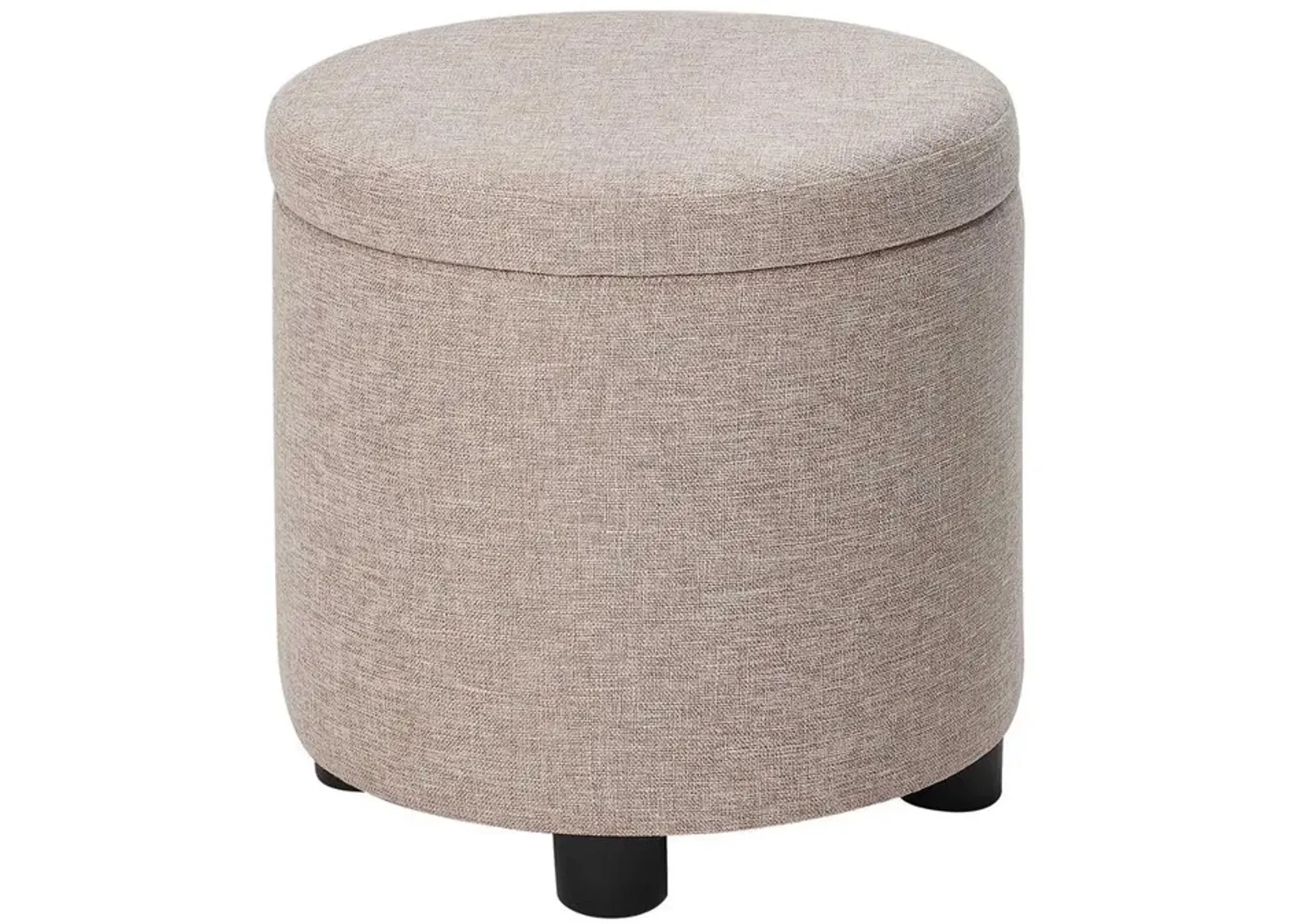 Convience Concept, Inc. Designs 4 Comfort Round Accent Storage Ottoman with Reversible Tray Lid