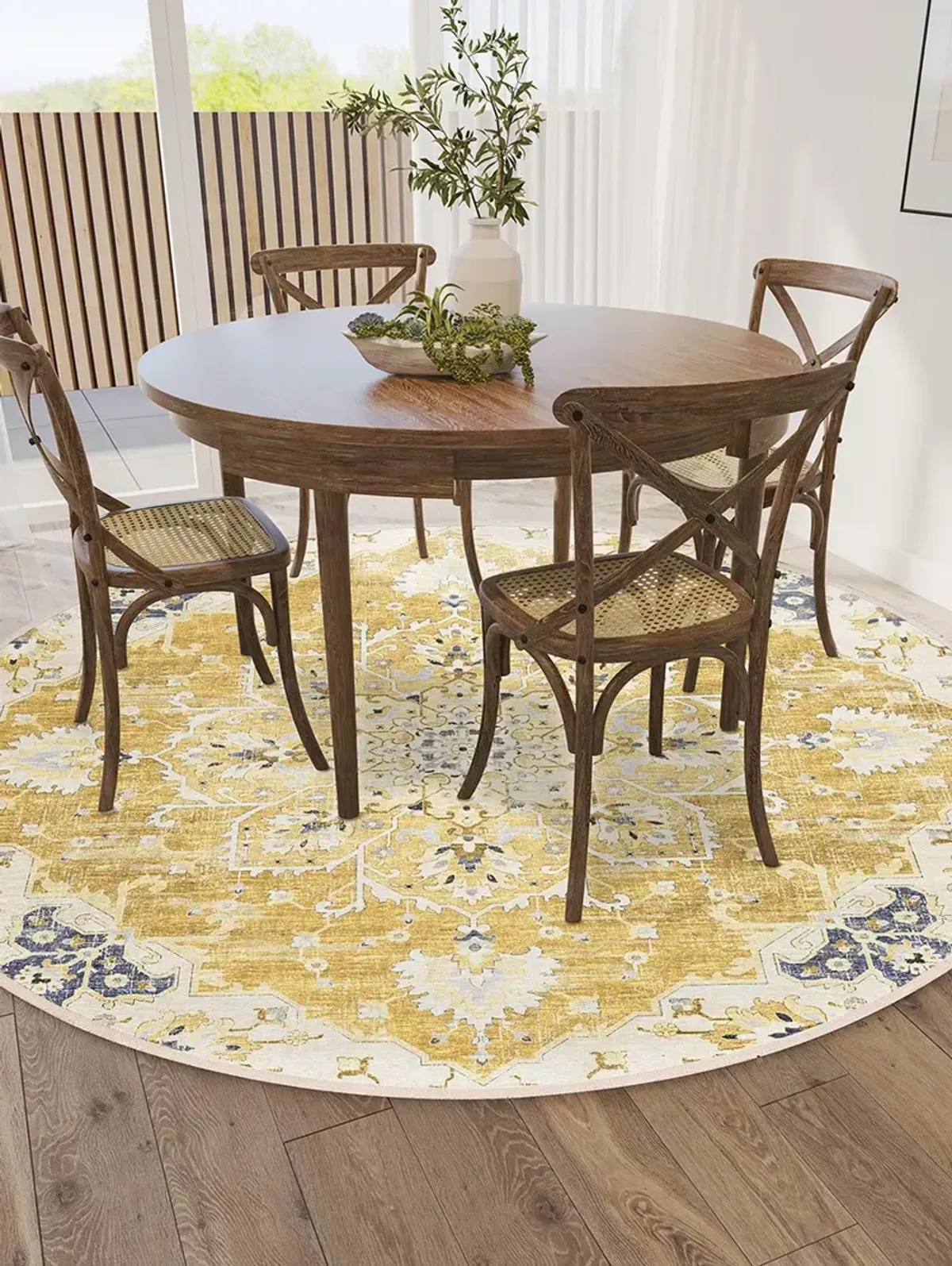 Marbella MB3 Gold 4' Rug