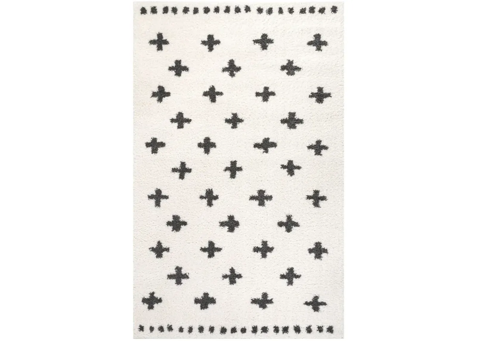 Cristo Berber Geometric Shag Area Rug