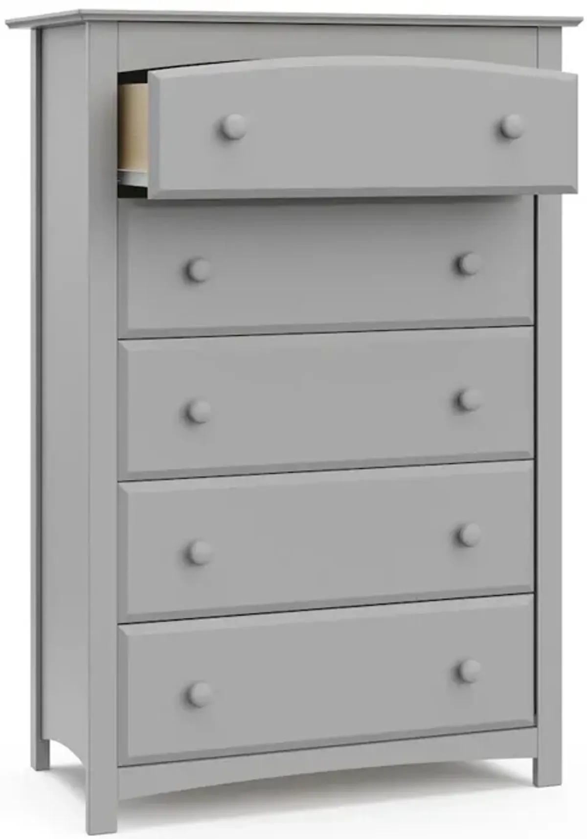 Storkcraft Kenton 5 Drawer Universal Dresser - Pebble Gray