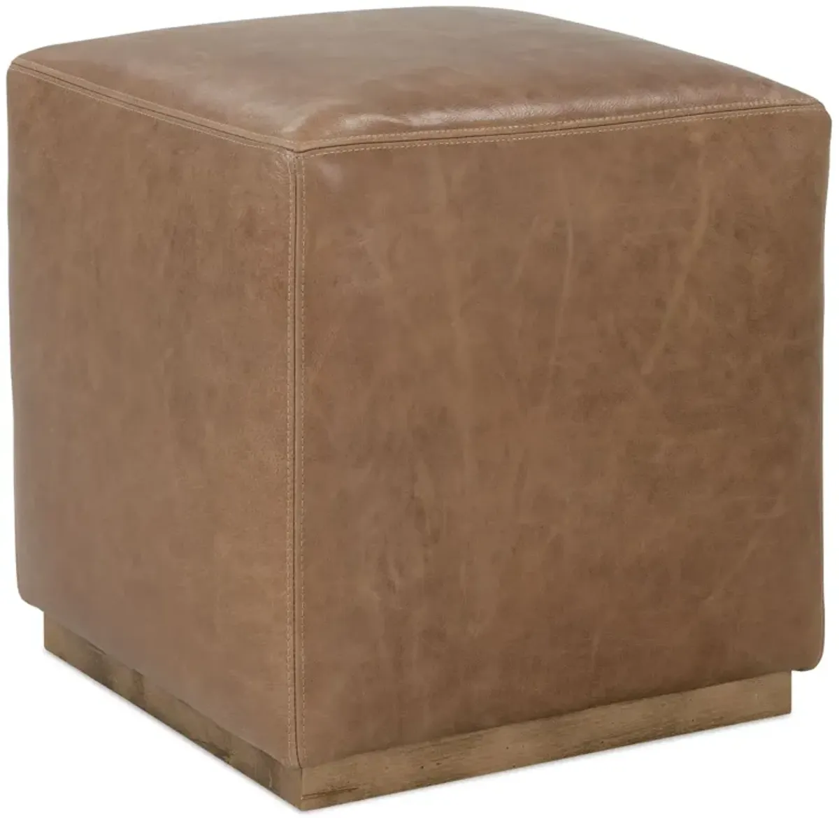 Dena Leather Ottoman