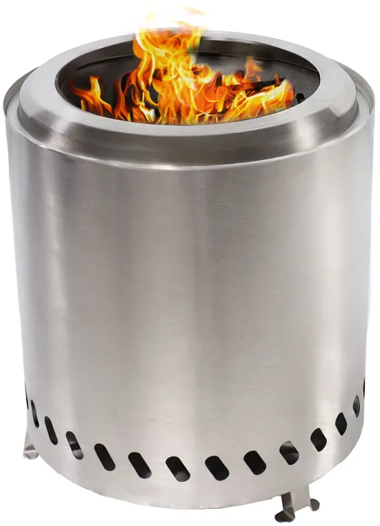 Stainless Steel Tabletop Smokeless Fire Pit - 8.5" Diameter