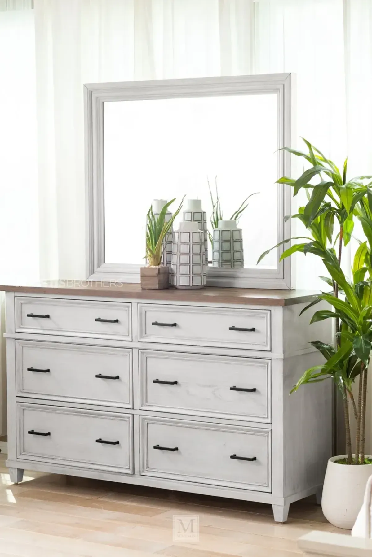 Caraway Dresser and Mirror