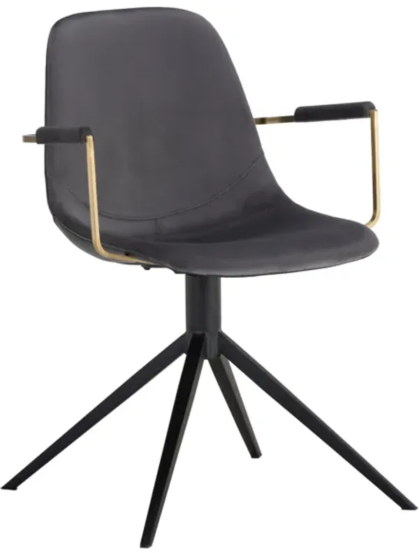 Cassius Swivel Dining Armchair