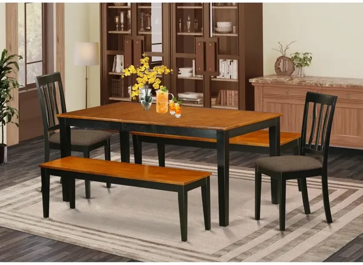 Dining Room Set Black & Cherry