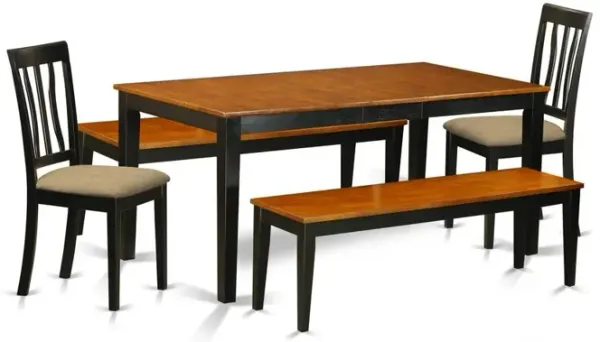 Dining Room Set Black & Cherry