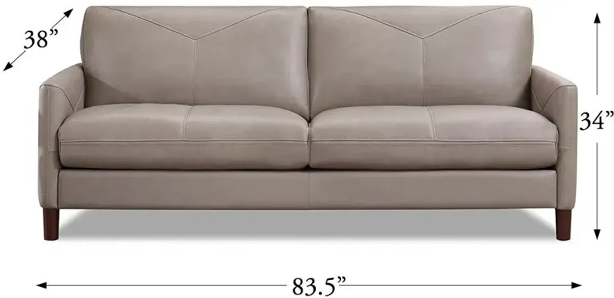 Yorkdale Top Grain Leather Sofa