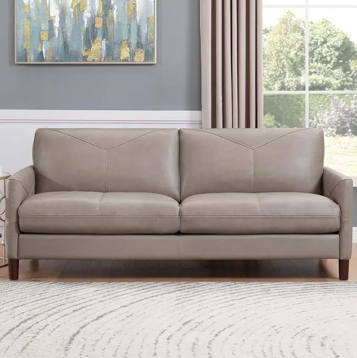 Yorkdale Top Grain Leather Sofa