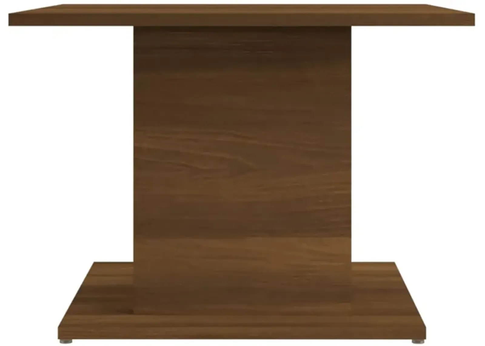 vidaXL Coffee Table Brown Oak 21.9"x21.9"x15.7" Chipboard