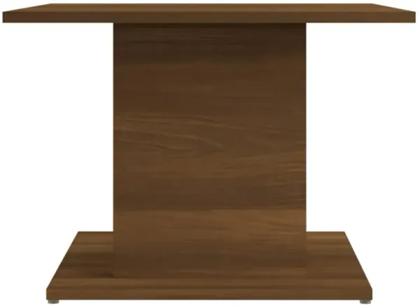 vidaXL Coffee Table Brown Oak 21.9"x21.9"x15.7" Chipboard
