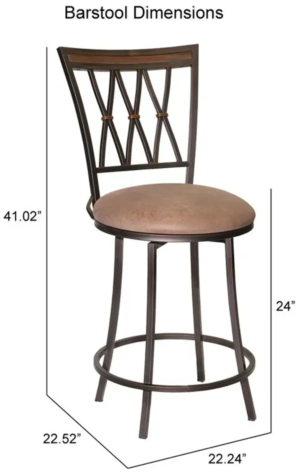 Sedona Swivel Counter Stool