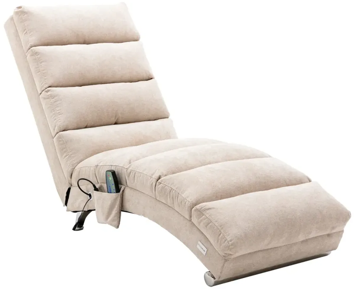 Merax  Linen Massage Chaise Lounge