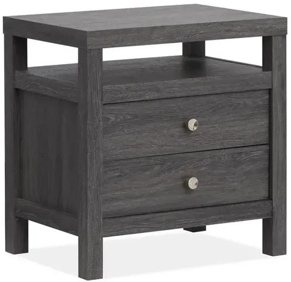 Merrifield Black Nightstand