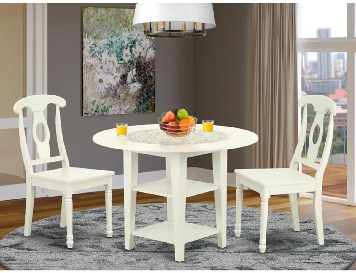 Dining Room Set Linen White