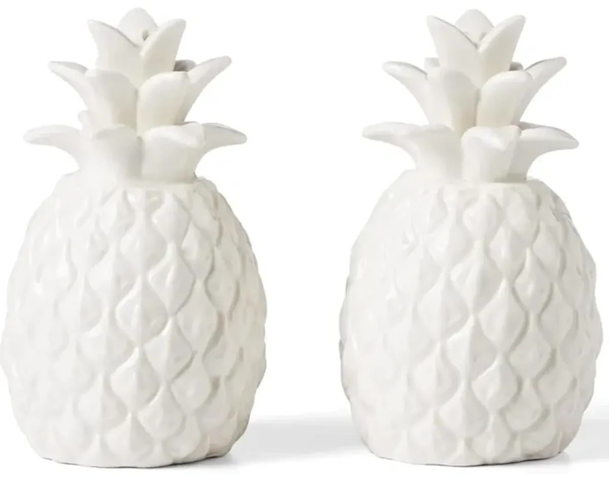 Lenox Tabletop Gifts Salt & Pepper, Pineapple, White