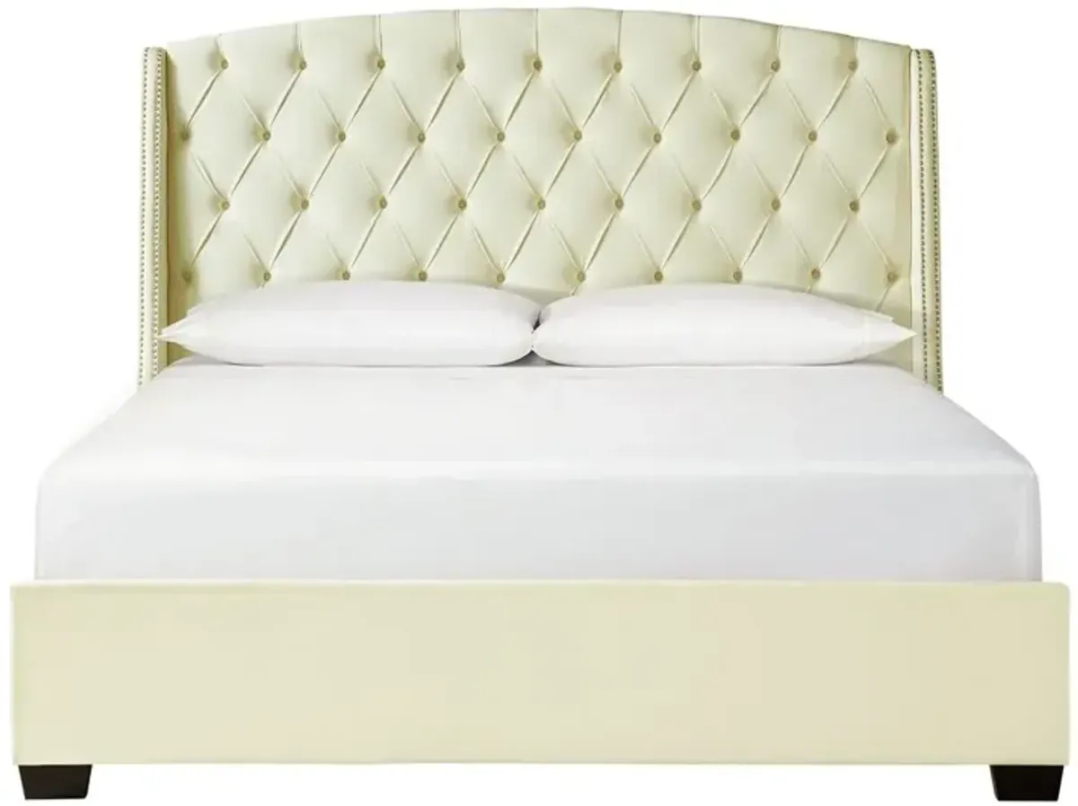 Foster Cream King Bed