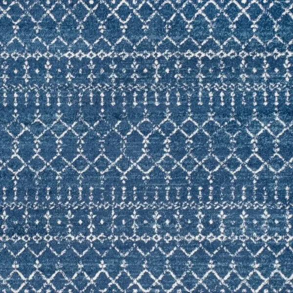 Moroccan Hype Boho Vintage Diamond Square Area Rug
