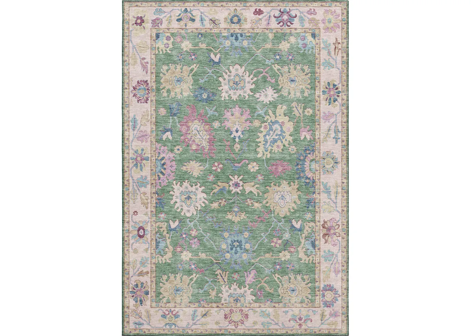 Hatay HY7 Lime 5' x 7'6" Rug