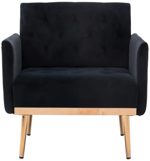 Streamdale Accent Chair, Leisure Single Sofa With Rose Golden Feet